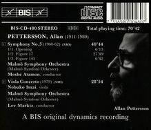 Allan Pettersson (1911-1980): Symphonie Nr.5, CD