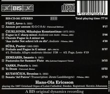 Hans-Ola Ericsson - Baltische Orgelmusik, CD