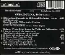 Sofia Gubaidulina (geb. 1931): Violinkonzert "Offertorium", CD