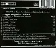 Max Reger (1873-1916): Mozart-Variationen op.132, CD