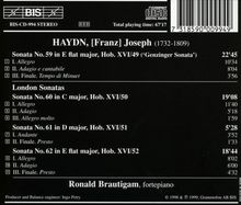 Joseph Haydn (1732-1809): Klaviersonaten H16 Nr.49-52, CD