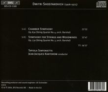 Dmitri Schostakowitsch (1906-1975): Kammersymphonie op.83a, CD