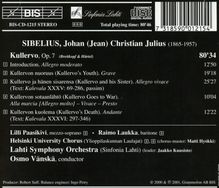 Jean Sibelius (1865-1957): Kullervo-Symphonie op.7, CD