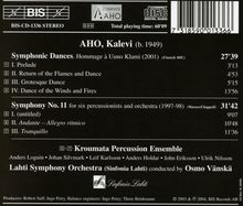 Kalevi Aho (geb. 1949): Symphonie Nr.11 für 6 Schlagzeuger &amp; Orchester, CD