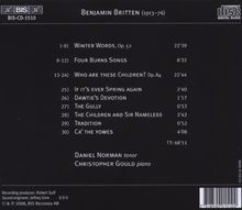 Benjamin Britten (1913-1976): Winter Words op.52, CD