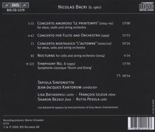 Nicolas Bacri (geb. 1961): Orchesterwerke "Sturm und Drang", CD
