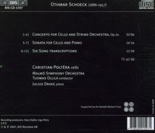 Othmar Schoeck (1886-1957): Cellokonzert op.61, CD