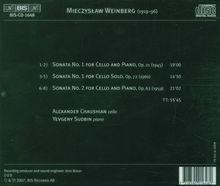 Mieczyslaw Weinberg (1919-1996): Sonaten für Cello &amp; Klavier Nr.1 &amp; 2, CD