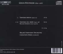 Gösta Nystroem (1890-1966): Symphonien Nr.1 &amp; 3 (Sinfonia Breve &amp; Sinfonia Del Mare), CD