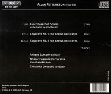 Allan Pettersson (1911-1980): Streicherkonzerte Nr.1 &amp; 2, CD