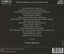 London Baroque - Trio-Sonaten aus Italien (17.Jahrhundert), CD