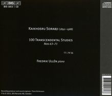 Kaikhoshru Sorabji (1892-1988): Transzendentale Etüden Nr.63-71, CD