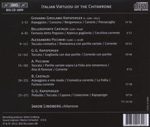 Jakob Lindberg - Italian Virtuosi Of The Chitarrone, CD