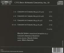 Carl Philipp Emanuel Bach (1714-1788): Sämtliche Cembalokonzerte Vol.19, CD
