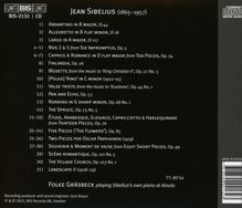 Jean Sibelius (1865-1957): Klavierwerke, CD