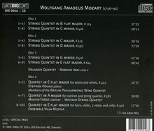 Wolfgang Amadeus Mozart (1756-1791): Streichquintette Nr.1-6, 4 CDs