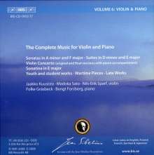 Jean Sibelius (1865-1957): The Sibelius Edition Vol.6 - Werke für Violine &amp; Klavier, 5 CDs