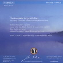 Jean Sibelius (1865-1957): The Sibelius Edition Vol.7 - Klavierlieder, 5 CDs