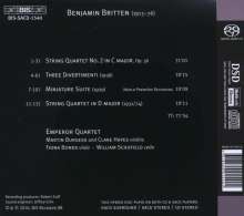 Benjamin Britten (1913-1976): Sämtliche Werke für Streichquartett Vol.1, Super Audio CD