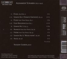 Alexander Scriabin (1872-1915): Klavierwerke, Super Audio CD