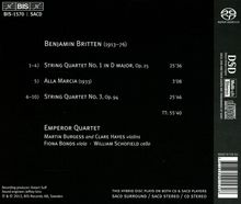 Benjamin Britten (1913-1976): Streichquartette Nr.1 &amp; 3, Super Audio CD