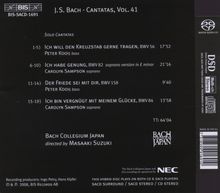 Johann Sebastian Bach (1685-1750): Kantaten Vol.41 (BIS-Edition), Super Audio CD