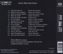 Peter Mattei - Great Baritone Arias, Super Audio CD