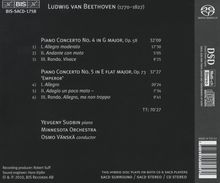 Ludwig van Beethoven (1770-1827): Klavierkonzerte Nr.4 &amp; 5, Super Audio CD