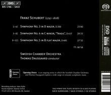 Franz Schubert (1797-1828): Symphonien Nr.3-5, Super Audio CD
