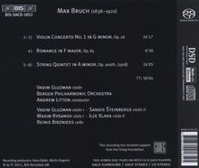 Max Bruch (1838-1920): Violinkonzert Nr.1, Super Audio CD