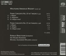 Wolfgang Amadeus Mozart (1756-1791): Klavierkonzerte Nr.19 &amp; 23, Super Audio CD