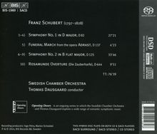 Franz Schubert (1797-1828): Symphonien Nr.1 &amp; 2, Super Audio CD