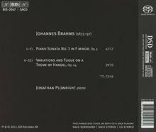 Johannes Brahms (1833-1897): Klaviersonate Nr.3 op.5, Super Audio CD