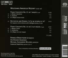 Wolfgang Amadeus Mozart (1756-1791): Klavierkonzerte Nr.14 &amp; 21, Super Audio CD