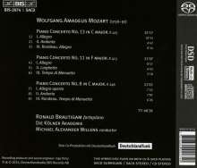 Wolfgang Amadeus Mozart (1756-1791): Klavierkonzerte Nr.8,11,13, Super Audio CD