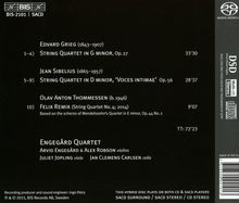 Engegard Quartet - Grieg / Thommessen / Sibelius, Super Audio CD