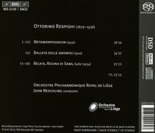 Ottorino Respighi (1879-1936): Metamorphoseon Modi XII, Super Audio CD