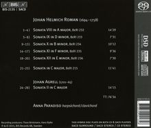 Johan Helmich Roman (1694-1758): Cembalosonaten Nr.8-12, Super Audio CD