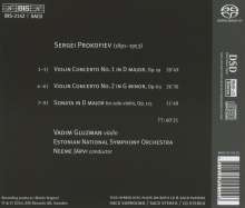 Serge Prokofieff (1891-1953): Violinkonzerte Nr.1 &amp; 2, Super Audio CD