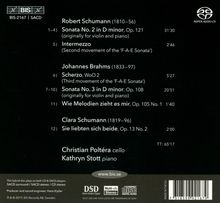 Robert Schumann (1810-1856): Sonate für Violine &amp; Klavier Nr.2 (arrangiert für Cello &amp; Klavier), Super Audio CD