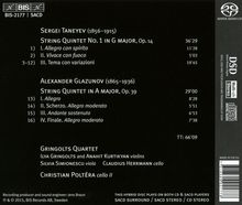 Serge Tanejew (1856-1915): Streichquintett G-Dur op.14, Super Audio CD
