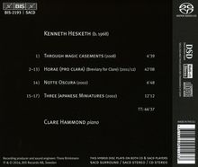 Kenneth Hesketh (geb. 1968): Horae (Pro Clara), Super Audio CD