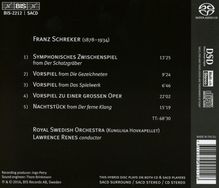 Franz Schreker (1878-1934): Orchesterstücke aus Opern, Super Audio CD