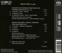 Kalevi Aho (geb. 1949): Saxophonkonzert, Super Audio CD