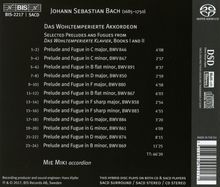 Johann Sebastian Bach (1685-1750): Das Wohltemperierte Klavier für Akkordeon (Ausz.), Super Audio CD