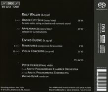 Rolf Wallin (geb. 1957): Under City Skin für Violine, Streichorchester &amp; Surround Sound, Super Audio CD