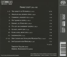 Franz Liszt (1811-1886): Lieder, Super Audio CD