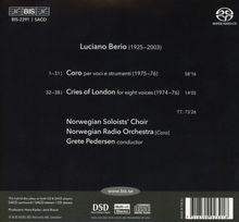 Luciano Berio (1925-2003): Coro für Stimmen und Instrumente, Super Audio CD