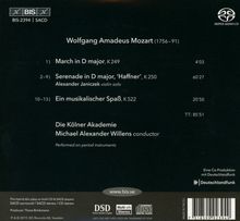 Wolfgang Amadeus Mozart (1756-1791): Serenade Nr.7 "Haffner", Super Audio CD