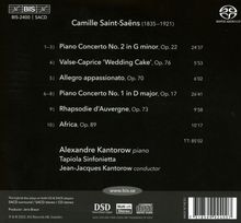 Camille Saint-Saens (1835-1921): Klavierkonzerte Nr.1 &amp; 2, Super Audio CD